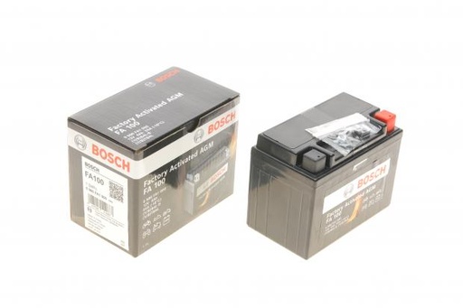 [0986FA1000] Акумулятор   4Ah-12v BOSCH (FA100) (120х70х92),R,EN55 !КАТ. -10%