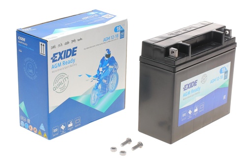 [AGM12-18] Акумулятор   18Ah-12v Exide AGM (180х75х165),R,EN250