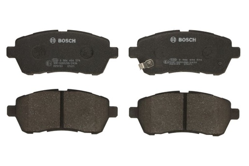 [0 986 494 574] Колодка гальм. диск. FORD FIESTA VI передн. (вир-во Bosch)