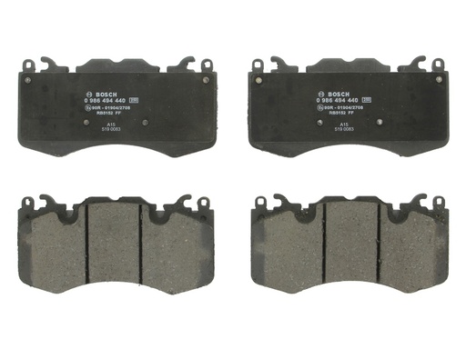 [0 986 494 440] Колодка тормоза диск. LANDROVER, RANGE ROVER передн. (вир-во Bosch)