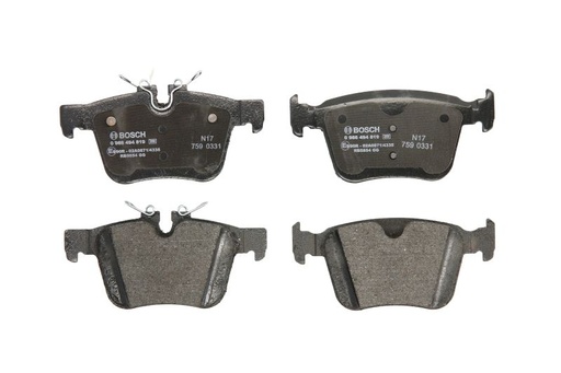[0 986 494 819] Колодки тормозные (задние) Volvo S60/V60 18-/S90/V90/XC60 16-/XC90/Land Rover Discovery 14-