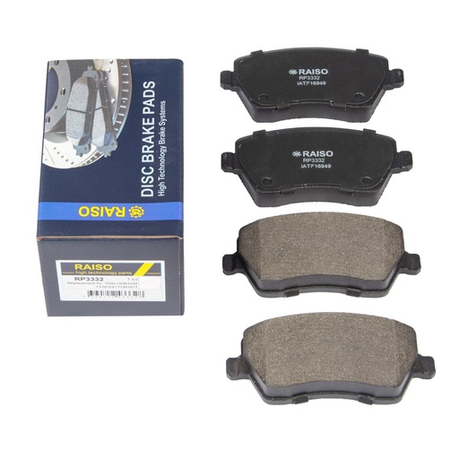 [RP3332] Колодки гальмівні диск. перед. Kangoo/Logan/Duster 08-
