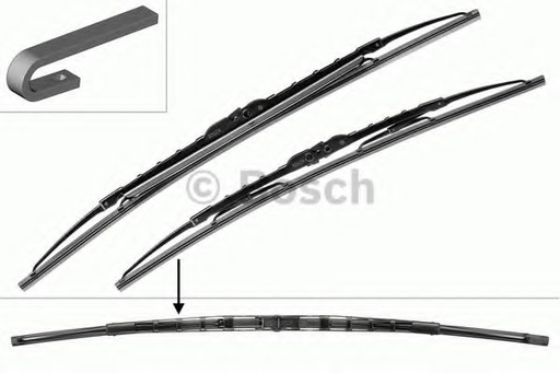 [3 397 001 802] Щітки склоочисника (600/530mm) VW Amarok 11-/T5 03-15