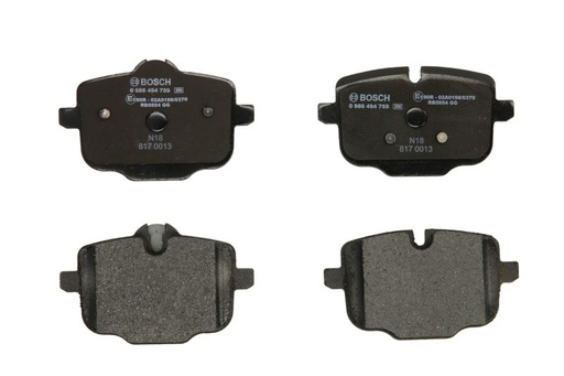 [0 986 494 759] Колодки тормозные (задние) BMW 5 (F10/F11/F18)/6 (F12/F13) 09- (TRW)