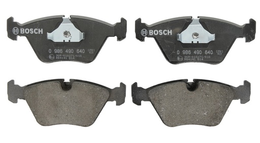 [0 986 490 640] Колодки гальмівні (передні) BMW 3 (E36/E46) 92-06/5 (E34) 87-96/7 (E32) 87-94/Z3 (E36) 97-03