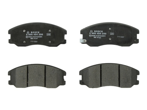 [0 986 494 250] Колодки тормозные (передние) Chevrolet Captiva/Opel Antara 2.0-3.2 CDTI 06-