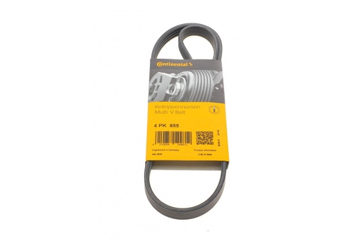 [4 PK 855] Ремінь генератора Skoda SuperB 01-08/VW Passat B5/Hyundai Accent 95-05/Tucson/Kia Sportage/Ceed 04-
