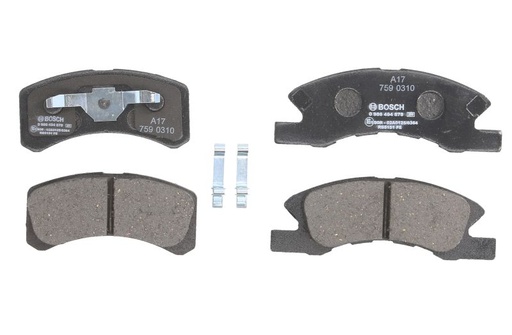 [0 986 494 878] Колодки гальмівні (передні) Mitsubishi Mirage 12- (з датчиком)