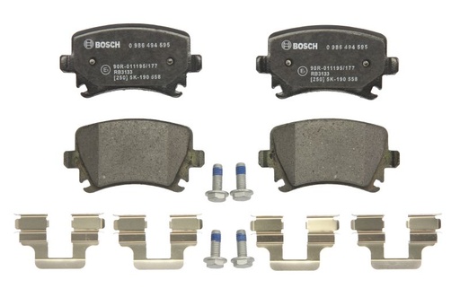 [0 986 494 595] Колодки тормозные (задние) VW Caddy 03-15