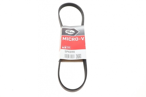 [5 PK 890] Клиновой рифленый ремень 5 PK  890