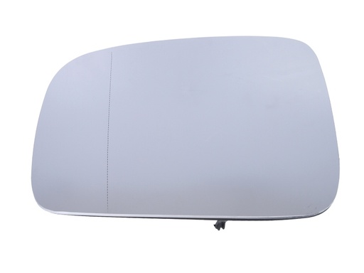 [6102-02-1231985P] Стекло зеркала левое VW CADDY III, TRANSPORTER T5 04.03-08.10 (асферическое / с подогревом)