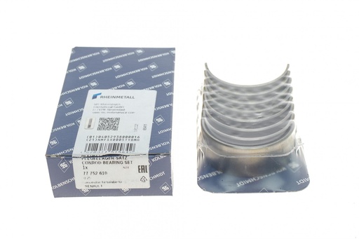 [77752610] Вкладыши шатунные RENAULT 1.7/1.8/1.9D F9Q/F3P/F3R/F4R/F5R/F8M/F8Q 98- БЕЗ ЗАМКА +0.25