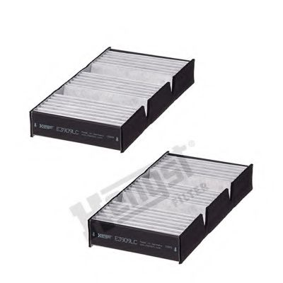 [E3909LC-2 ] Фільтр салону MB M-class (W166) 11-15/GL-class (X166) 12-15 (вугільний) (к-кт 2шт)