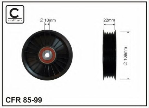 [85-99] Ролик направляющий ремня