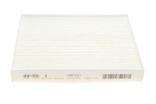 [97133F2100] Фильтр салона Hyundai Tucson, Elantra, I20, I30, Ioniq, Ix35, Kia Sportage, Niro (10-), 238x194x20