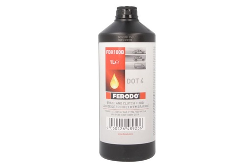 [FBX100B] Тормозная жидкость DOT4, 1л.