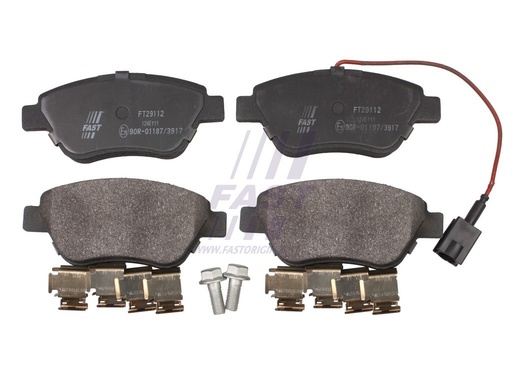 [FT29112] Колодки тормозные перед. Fiat Fiorino (07-) (FT29112) Fast