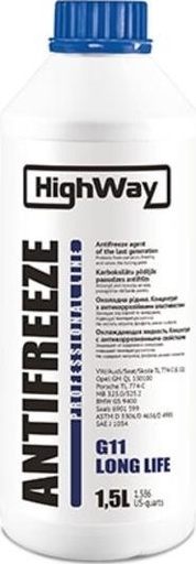 [10026] Концентрат охлаждающей жидкости G11 ANTIFREEZE LONG LIFE 1,5L (синий)