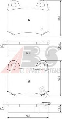 [37452] Гальмівні колодки зад. Nissan 350 Z (Z33) 05-/Infiniti G35 (V35)