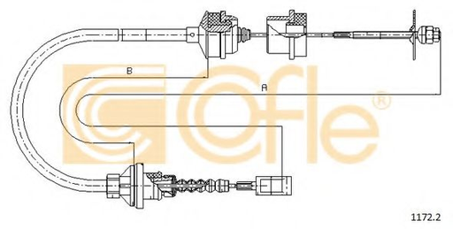 [1172.2] Трос зчеплення Fiat Ducato 94-/Citroen Jumper 94-/Peugeot Boxer 94-