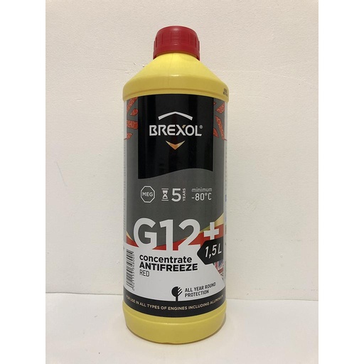 [antf-026] Антифриз RED CONCENTRATE G12+ (-80C) 1,5L