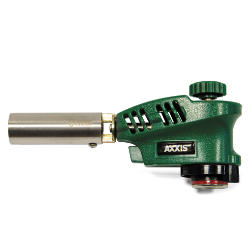 [ax-014] Горелка газовая, пьезозажигание на курке, регулятор, рассекатель пламени