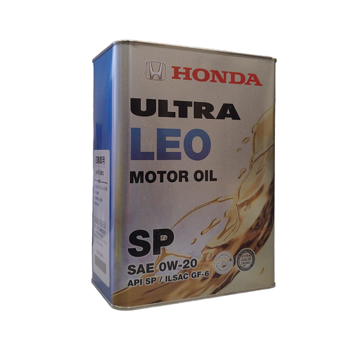 [08227-99974] Масло моторное HONDA ULTRA LEO 0W-20 SP/GF-6 (Japan), 4л.