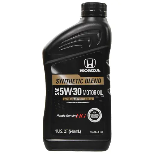 [08798-9134] Масло моторное HONDA SYNTHETIC BLEND 5W-30, SP/GF-6, 1U.S.QT (946mL)