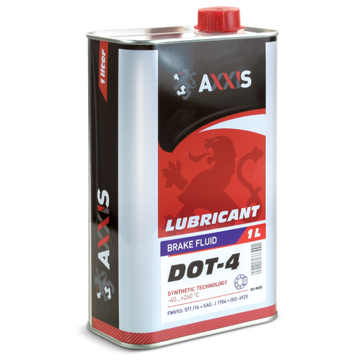 [AX-26461] Рідина гальмівна AXXIS DOT4 (Каністра 1л)