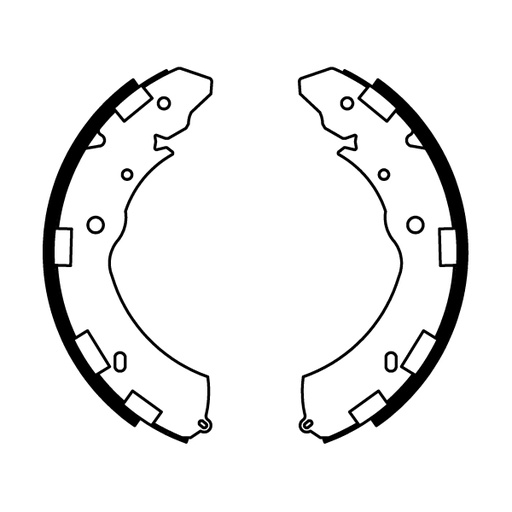 [C05060ABE] Гальмівна колодка FIAT FULLBACK  ISUZU D-MAX III  MITSUBISHI L200, L200 / TRITON, PAJERO SPORT II  SUBARU LEGACY V 1.9D-3.2D 01.04-