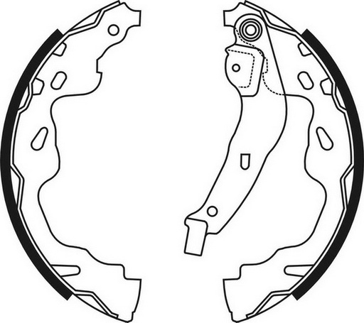 [C02074ABE] Гальмівна колодка CITROEN C1, C1 II, C-ELYSEE  OPEL AGILA B  PEUGEOT 107, 108  SUZUKI SPLASH, SWIFT III  TOYOTA ALLION I, AYGO, BB I, COROLLA, COROLLA VERSO, IST, OPA, PLATZ 1.0-2.2D 04.99-