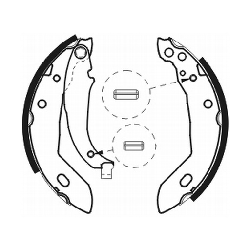 [C0P003ABE] Тормозная колодка CITROEN AX, BX, XSARA, XSARA/HATCHBACK, XSARA/KOMBI, ZX, ZX/HATCHBACK  PEUGEOT 106 II, 205 I, 205 II, 205/HATCHBACK, 306, 309 I, 309 II 1.0-2.0D 02.83-08.05