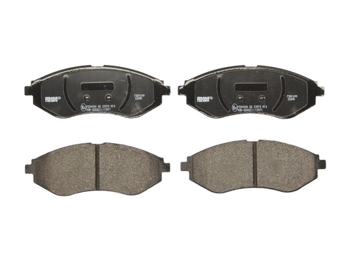 [FDB1699] Колодки передние HEVROLET AVEO / KALOS; DAEWOO KALOS 1.2-1.6 09.02-