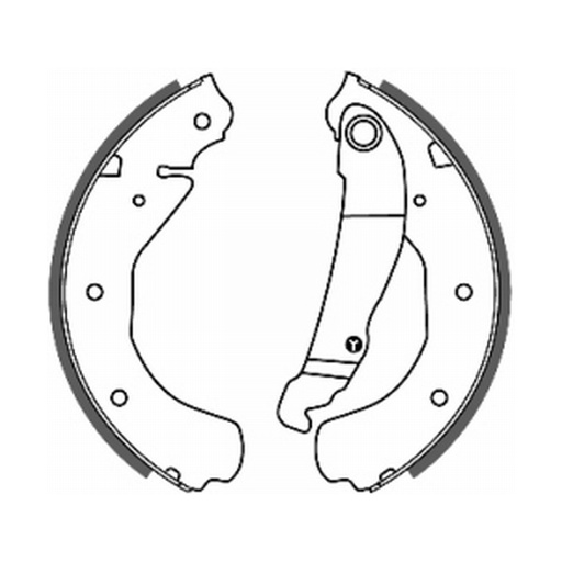 [C0X003ABE] Гальмівна колодка OPEL ASCONA C, KADETT D, KADETT E, KADETT E COMBO, KADETT E/KOMBI, MANTA B, SENATOR A, VECTRA A, VECTRA B 1.2-2.3D 08.77-08.96