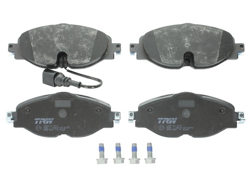 [GDB1956] Комплект гальмівних колодок передн (з комплектуючими), AUDI A1, A1 ALLSTREET, A3, Q2, Q3, TT; CUPRA FORMENTOR, LEON, LEON SPORTSTOURER; SEAT ATECA, LEON, LEON SC 1.0-Electric 03.90-