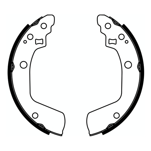 [C08029ABE] Гальмівна колодка SUZUKI SWIFT III 1.2-1.5 02.05-