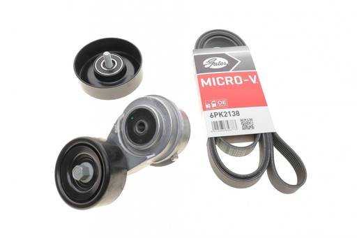 [K096PK2138] Комплект поликлинового ремня (с роликами) HYUNDAI CRETA; KIA CARENS III, CERATO I, CERATO II, RIO III 1.4/1.6 05.06-