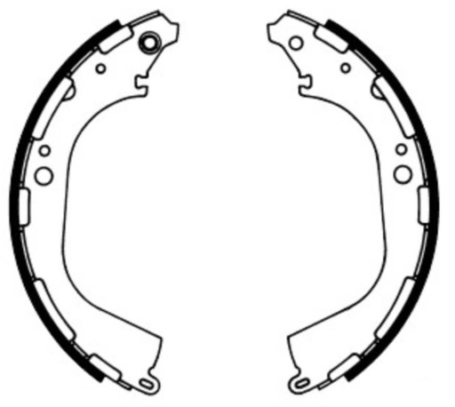 [C01045ABE] Тормозная колодка INFINITI QX4 NISSAN NAVARA, NAVARA NP300, NP300, PATHFINDER II, PICK UP, TERRANO II 2.4-3.5 01.86-