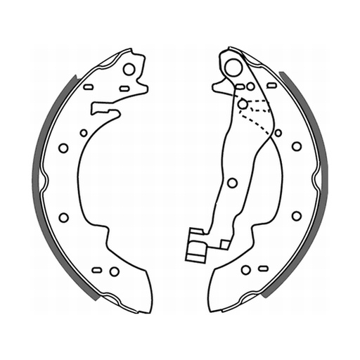 [C0B006ABE] Тормозная колодка VOLVO 340-360 ALFA ROMEO 33 BMW 3 (E21), 3 (E30), 3 (E36) PEUGEOT 204, 405 I, 405 II RENAULT 18, 18 VARIABLE, 20, 21, 25, 30, 5, ESPACE I, ESPACE II 1.1-2.4D 06.75-03.99