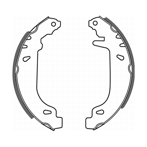 [C0R004ABE] Гальмівна колодка RENAULT 11, 19 I, 19 I CHAMADE, 19 II, 19 II CHAMADE, 21, 9, CLIO I, CLIO I/HATCHBACK, RAPID/MINIVAN, SANDERO/STEPWAY I, SUPER 5, TWINGO I, TWINGO I/HATCHBACK 0.7-2.1D 12.81-