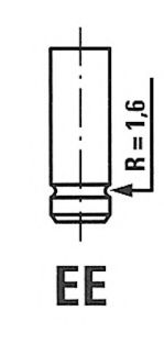 [R6295RNT] Випускний клапан (29,5x5,5x101,1) TOYOTA ALLION I, AVENSIS, AVENSIS VERSO, CALDINA, CAMRY, GAIA, HARRIER, HIGHLANDER / KLUGER, ISIS, MARK X ZIO I, NOAH/VOXY, OPA, PREMIO, PREVIA II 2.0/2.4 02.00-