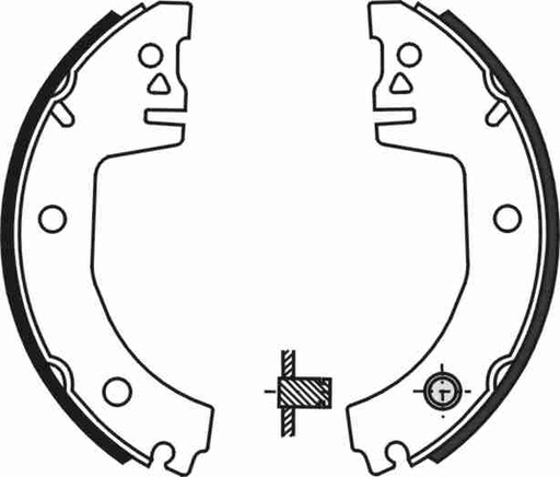 [C0S001ABE] Гальмівна колодка SEAT IBIZA IV, IBIZA IV SC  SKODA E-CITIGO, FABIA I, FABIA II, FABIA II PRAKTIK, FABIA III, FABIA III PRAKTIK, FABIA IV, FAVORIT, FAVORIT FORMAN 1.0-Electric 06.88-