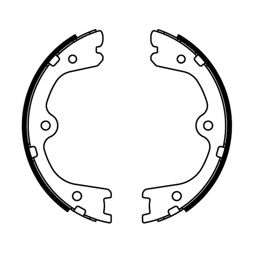 [C01064ABE] Гальмівна колодка NISSAN MURANO II, NAVARA, NAVARA NP300, PATHFINDER III, PATHFINDER IV 2.5D-4.0 02.02-