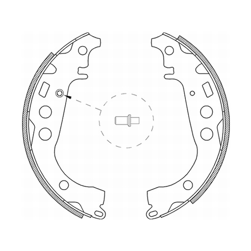[C02059ABE] Тормозная колодка DAIHATSU CHARADE VIII SUBARU JUSTY IV TOYOTA ALLION I, ALLION II, BB I, CELICA, COROLLA, IQ, IST, OPA, PLATZ, PORTE I, PREMIO, PRIUS, PRIUS C, RACTIS, RAUM 1.0-2.0 04.99-