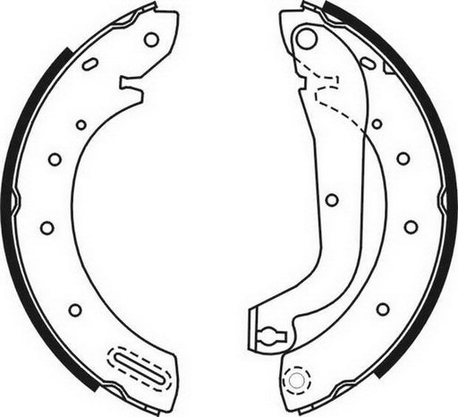 [C01046ABE] Гальмівна колодка FORD MAVERICK  LDV CUB  MAZDA TRIBUTE  NISSAN MICRA III, SERENA, TERRANO, TERRANO II, VANETTE CARGO 1.2-3.3 06.91-
