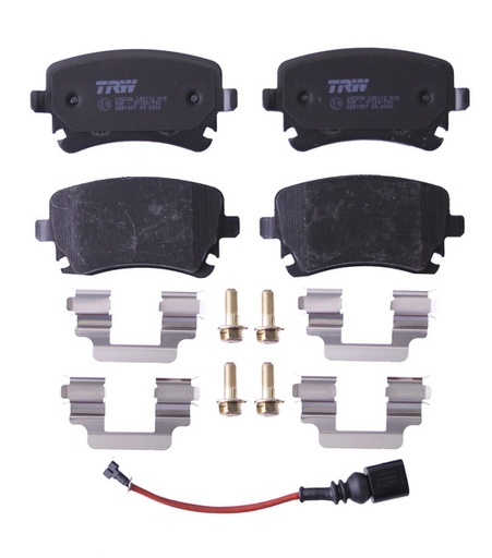 [P 85 083] Колодки тормозные задние VW T5 (с датчиком)