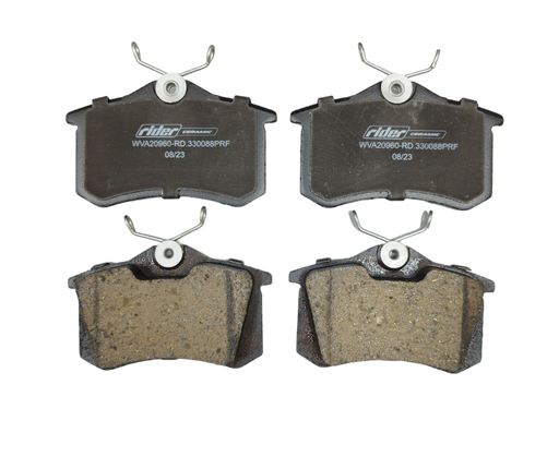 [RD.330088PRF] Комплект гальмівних колодок задн CERAMIC, DS DS 3, DS 4; AUDI A1, A2, A3, A4 B5, A4 B6, A4 B7, A6 C5, A8 D2, ALLROAD C5, TT; CITROEN BERLINGO, BERLINGO/MINIVAN, C2, C2 ENTERPRISE  08.83-