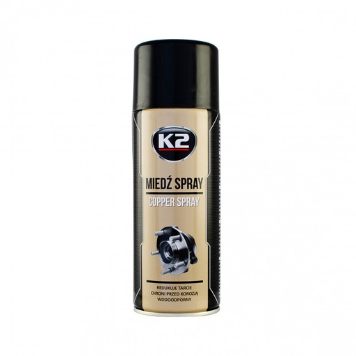 [W122] K2 COPPER SPRAY 400ML Мастило мідне (аерозоль)