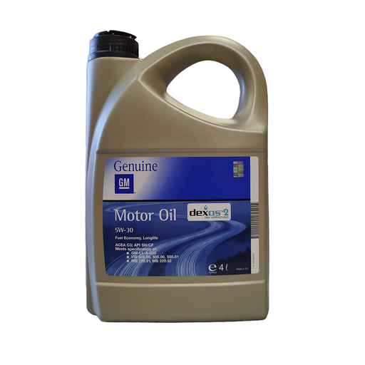 [93165556] Олива моторна GM dexos2 5W-30, C3 SN/CF GM-LL-A-025, VW 502.00, 505.00, 505.01, MB 229.51, MB 229.52, 4л.