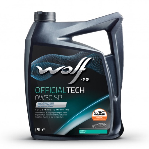 [1049043] Масло моторное OFFICIALTECH 0W30 SP, BMW Longlife-12 FE, Ford WSS M2C950-A, MB 229.61, 5л.